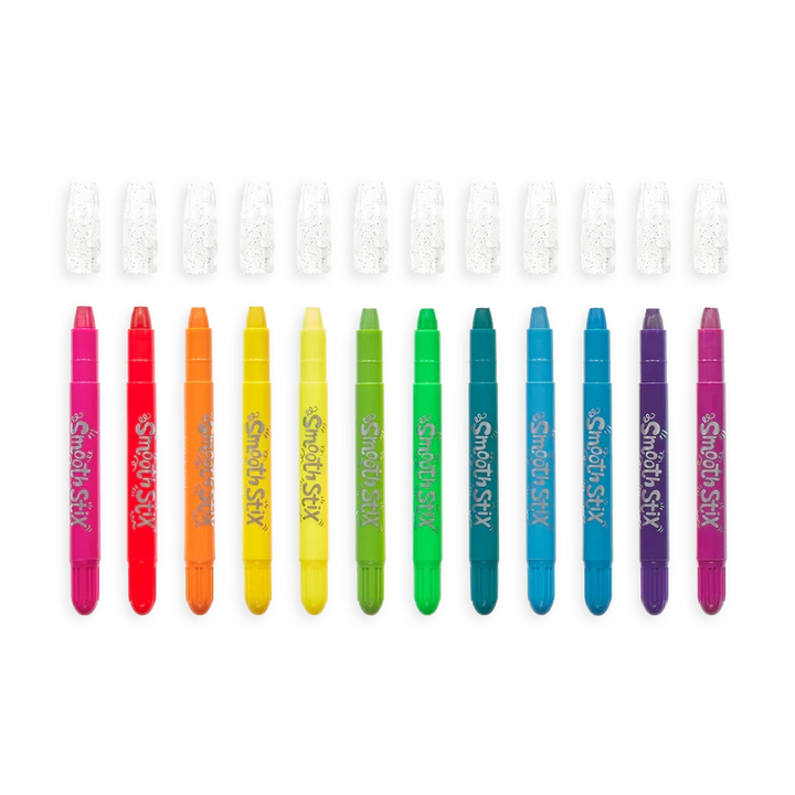 Smooth Stix Watercolor Gel Crayons - Set of 24 Coloring Supplies Ooly 