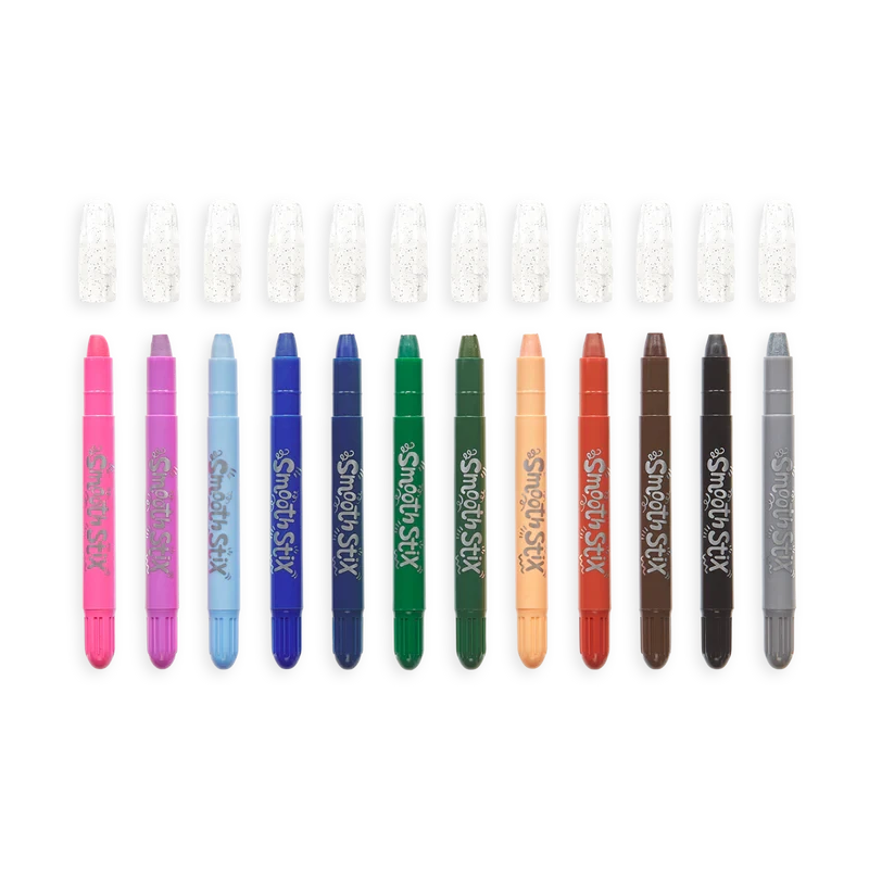 Smooth Stix Watercolor Gel Crayons - Set of 24 Coloring Supplies Ooly 