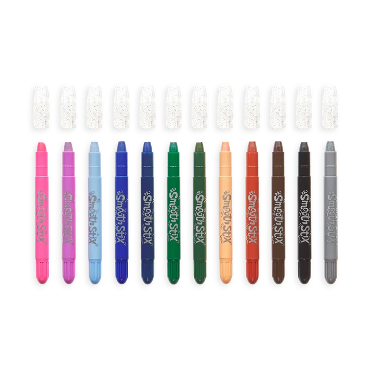 Smooth Stix Watercolor Gel Crayons - Set of 24 Coloring Supplies Ooly 