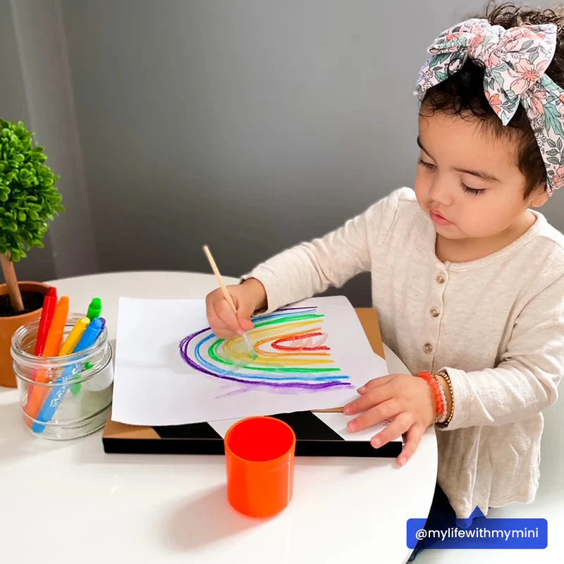 Smooth Stix Watercolor Gel Crayons - Set of 24 Coloring Supplies Ooly 