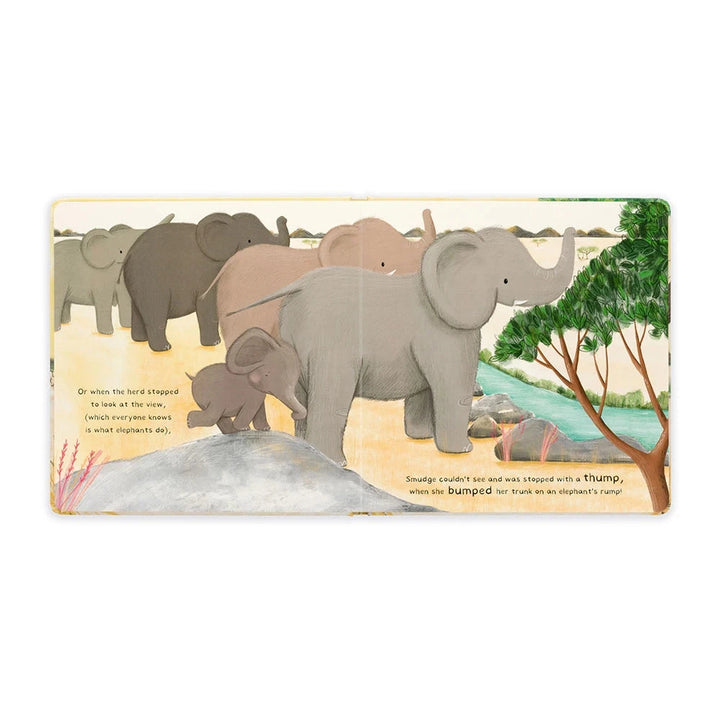 Smudge the Littlest Elephant Book Book JellyCat 