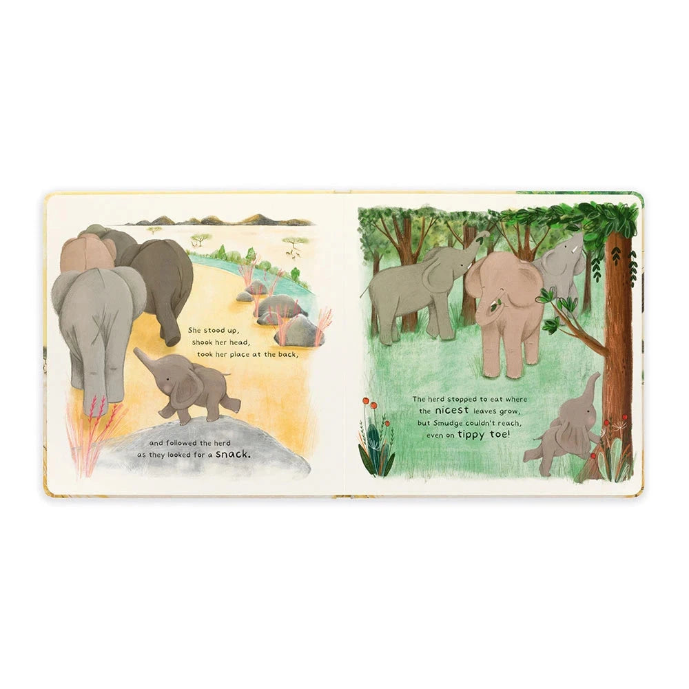 Smudge the Littlest Elephant Book Book JellyCat 