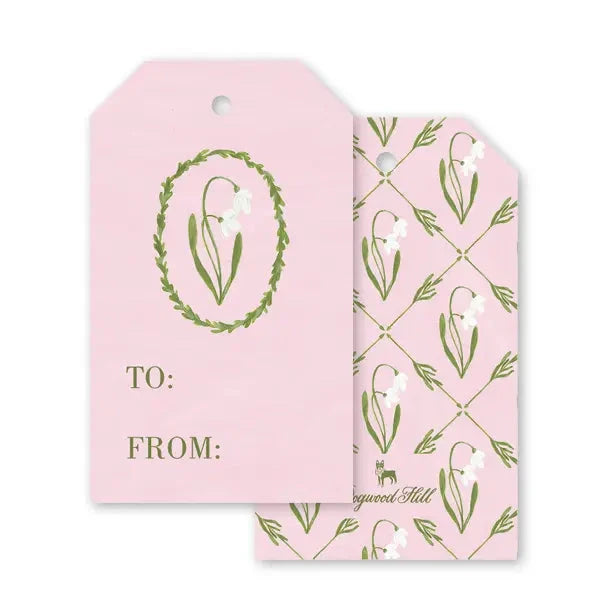 Snowdrop Meadow Pink Gift Tags Gift Tags & Labels Dogwood Hill 