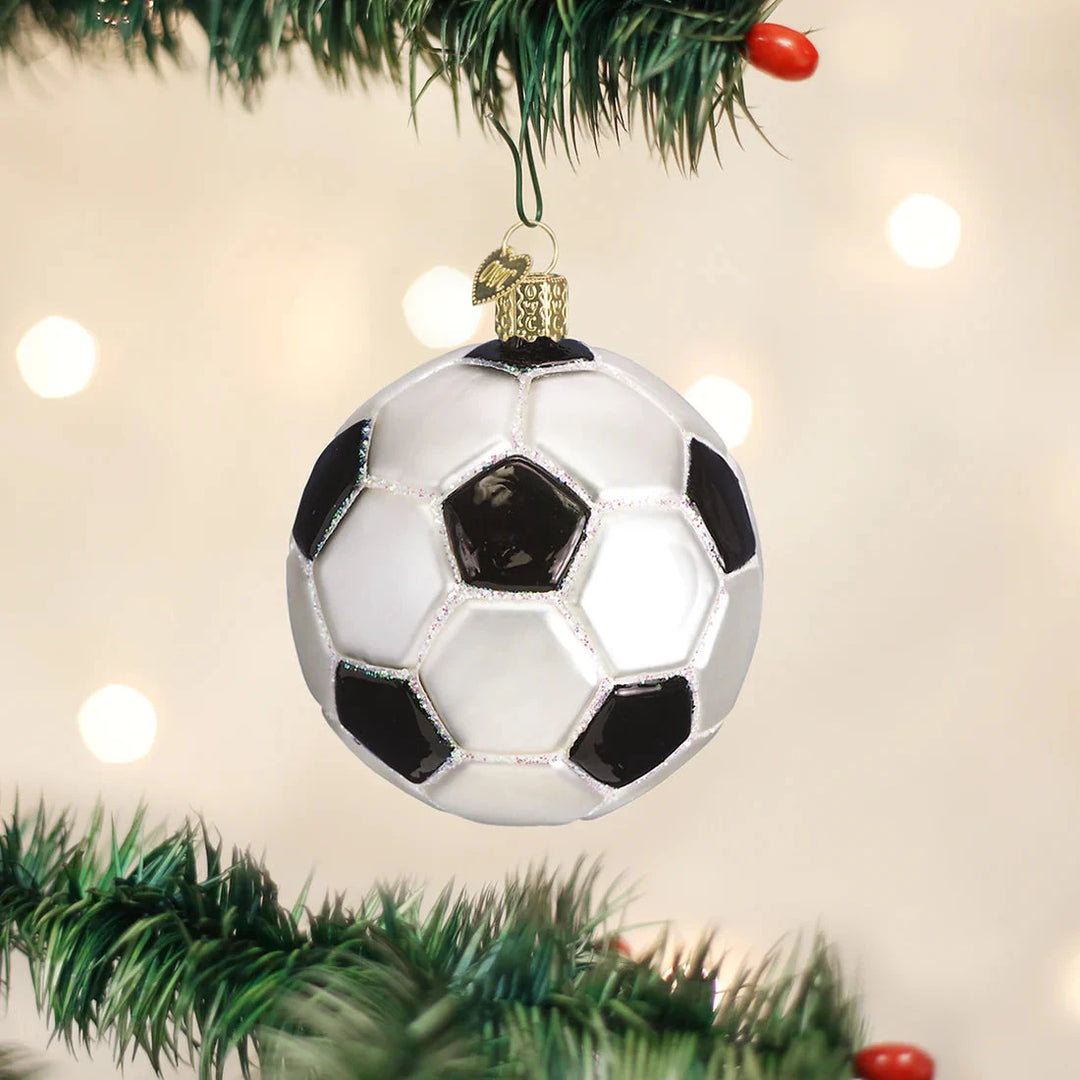 Soccer Ball Ornament Christmas Ornament Old World Christmas 