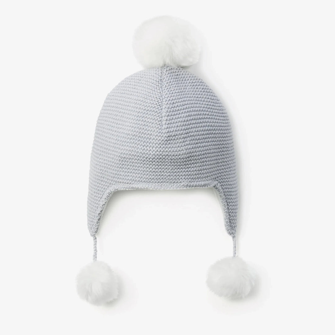 Sofia & Finn Pom Pom Baby Hat - Blue Baby Hat Elegant Baby 