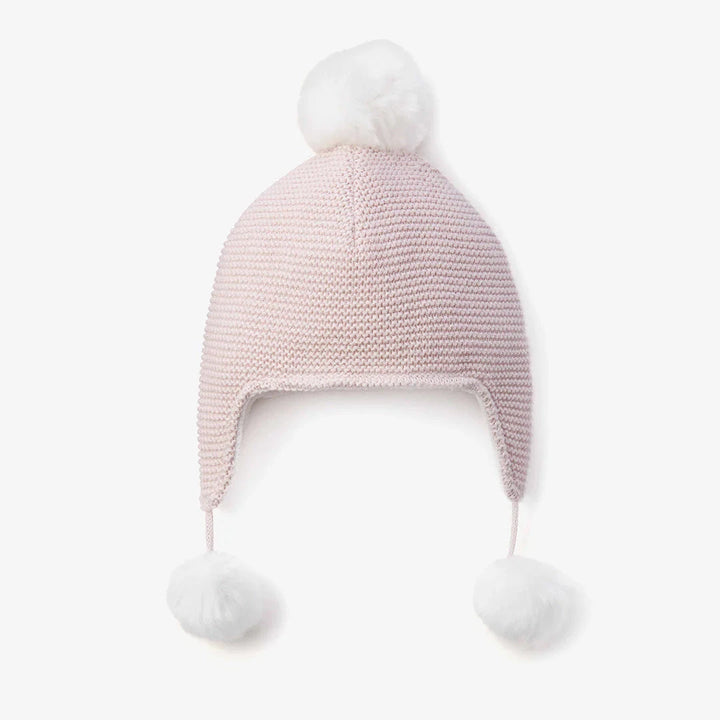 Sofia & Finn Pom Pom Baby Hat - Pink Baby Hat Elegant Baby 