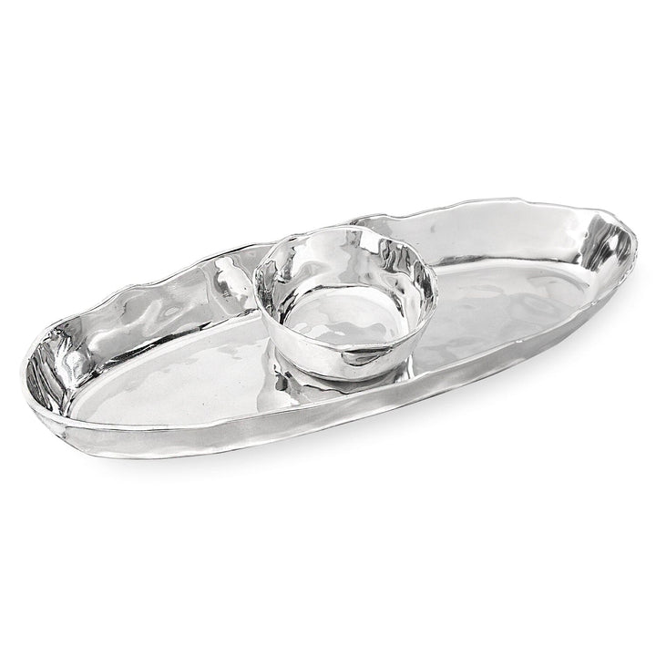 SOHO Brooklyn Deep Oval Chip & Dip Serving Piece Beatriz Ball 