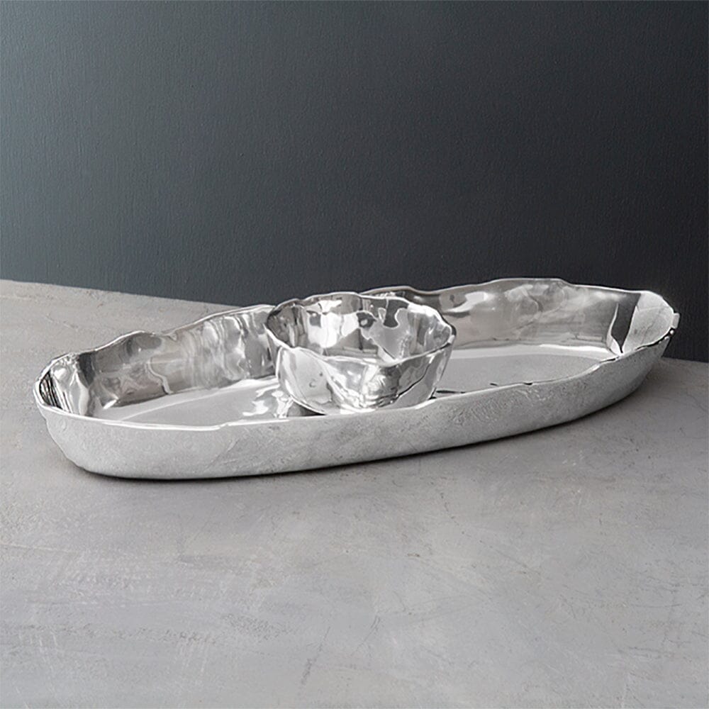 SOHO Brooklyn Deep Oval Chip & Dip Serving Piece Beatriz Ball 