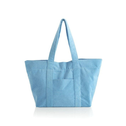 Sol Terry Tote - Turquoise Tote Shiraleah 