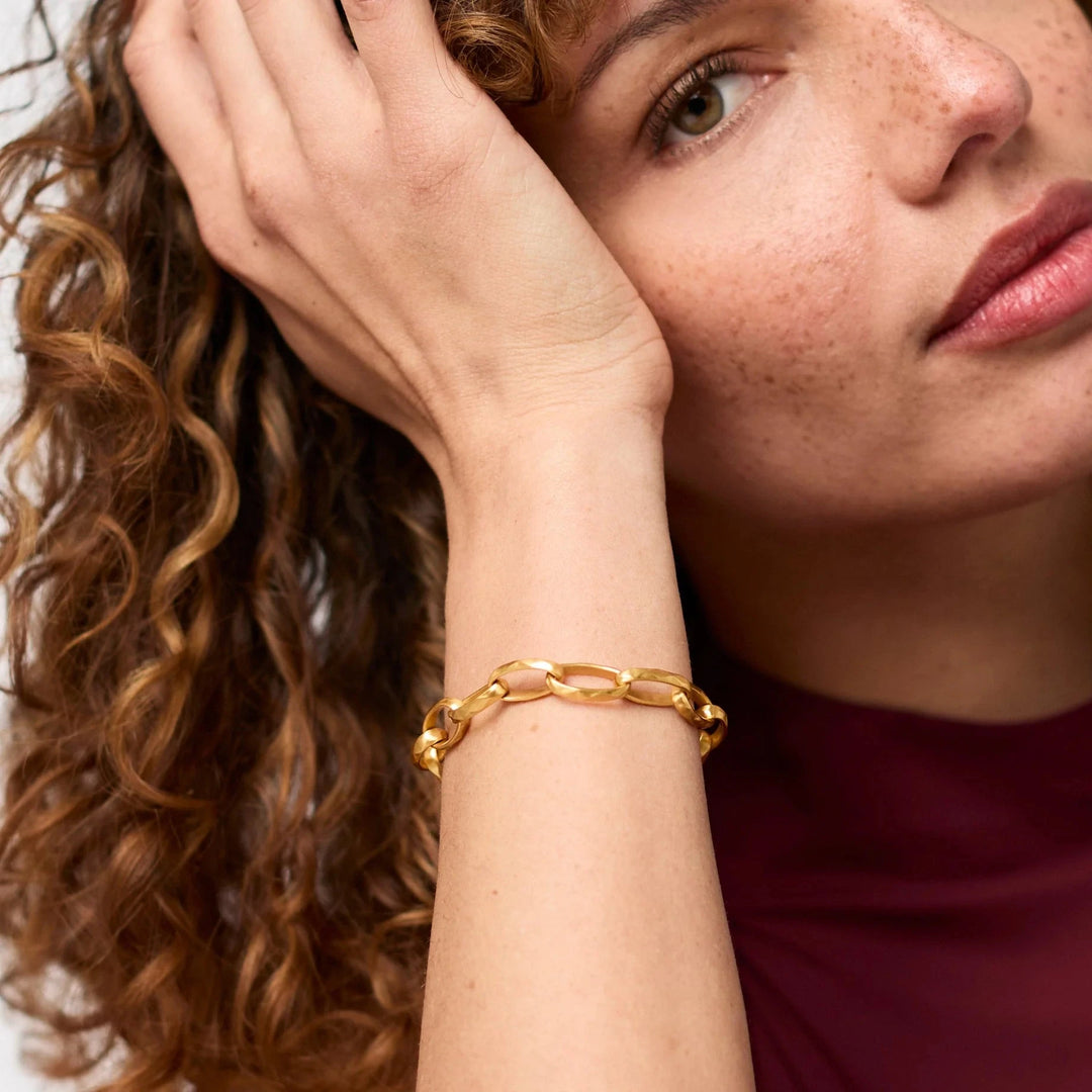 Solara Link Bracelet - Gold Womens Bracelet Julie Vos 