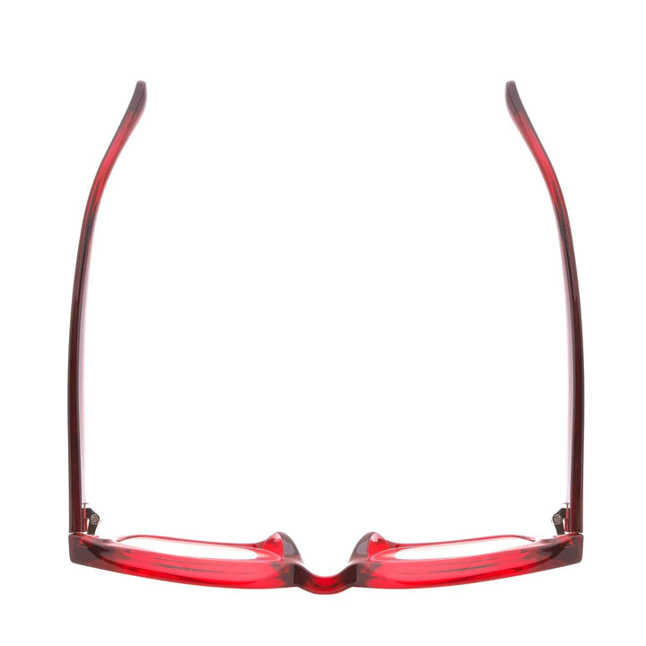 Sophie Readers - Transparent Red Reading Glasses Ryan Simkhai 