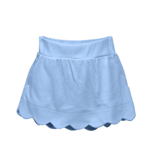 Sophie Scallop Skirt - Light Blue Girl Skirt Proper Peony 