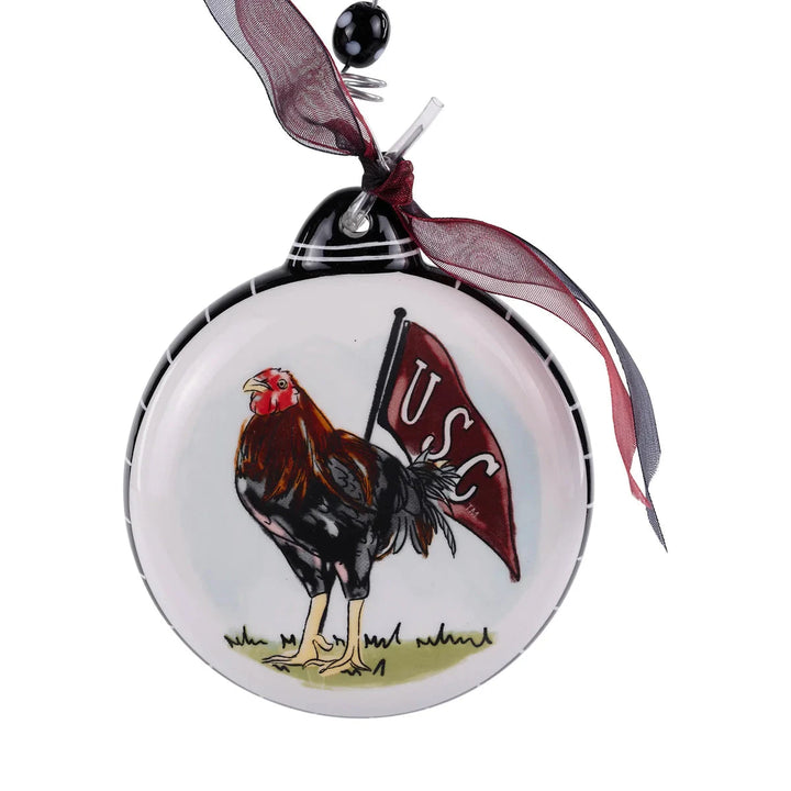 South Carolina Mascot Puff Ornament Football Ornament Glory Haus 