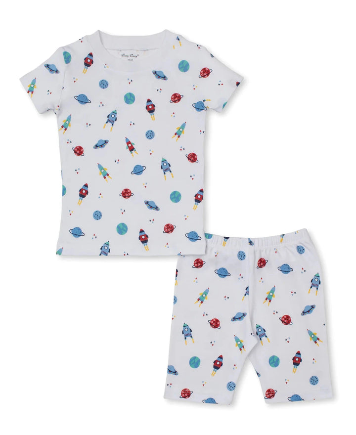 Space Dreams Short Pajama Set Boy Pajamas Kissy Kissy 