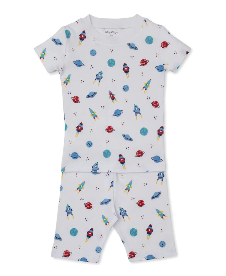 Space Dreams Short Pajama Set Boy Pajamas Kissy Kissy 