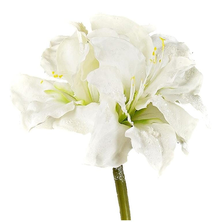 Sparkled White Amarylis Faux Florals Impressive Enterprises 