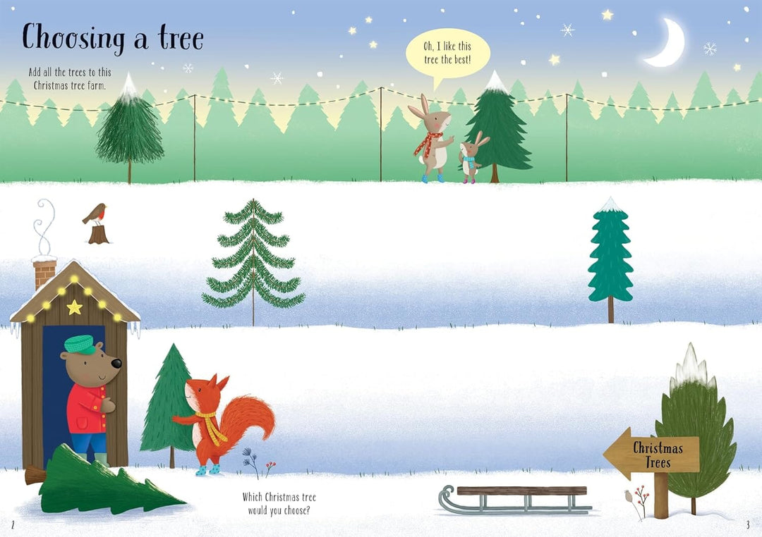 Sparkly Christmas Trees Book Harper Collins 