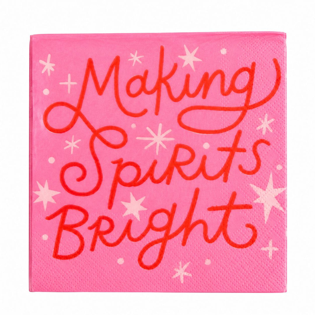 Spirits Bright Cocktail Napkins Cocktail Napkins Creative Brands - Slant 