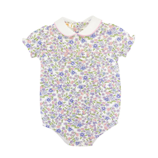 Spring Blooms Bubble with Round Collar Girl Bubble Baby Club Chic 