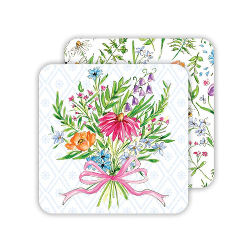 Square Coasters - Spring Bouquet Coasters Rosanne Beck 