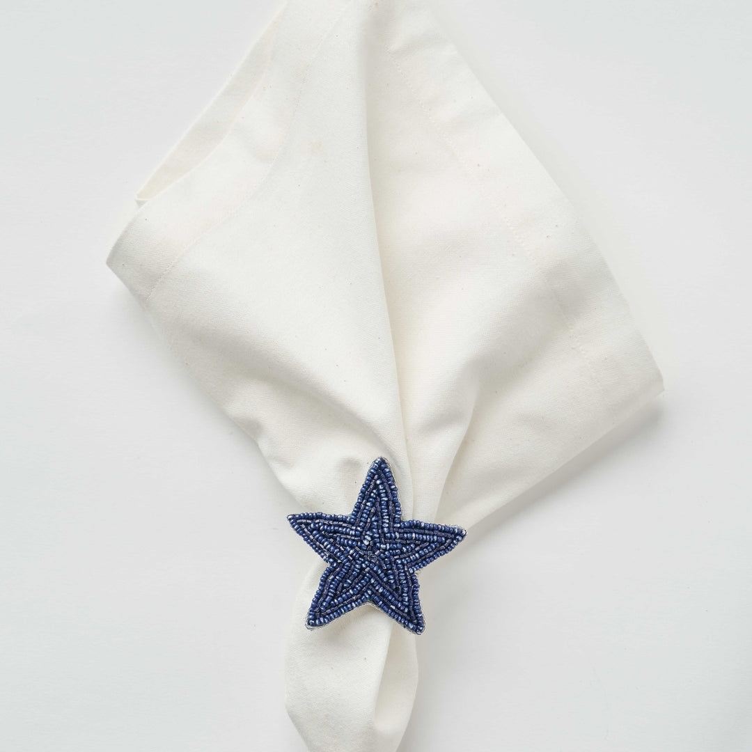 Star Napkin Ring - Blue Napkin Rings Tableau 