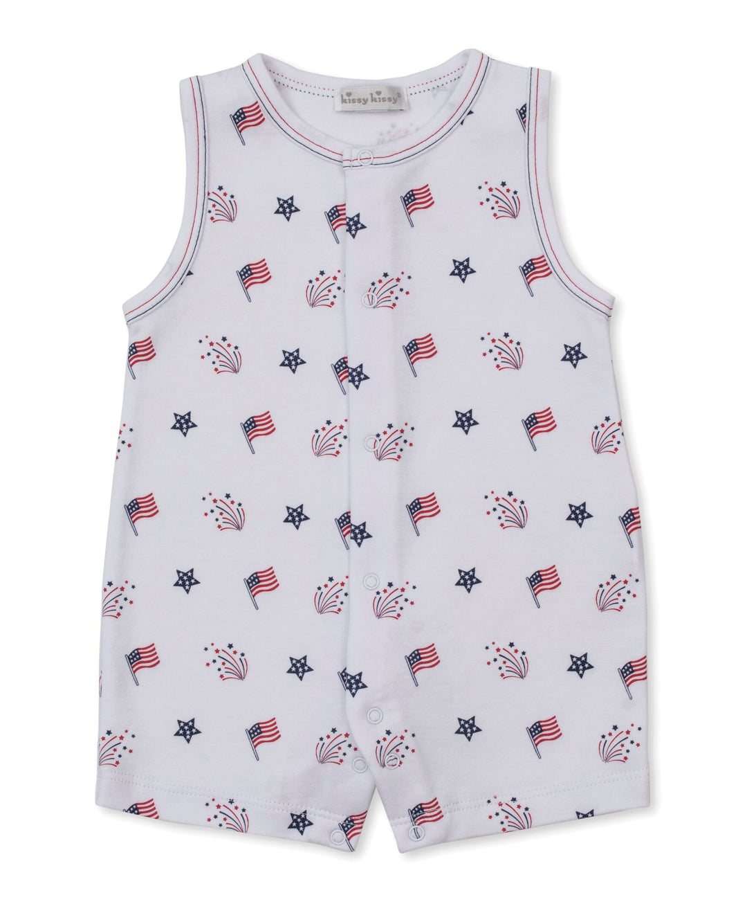 Star-Spangled Freedom Playsuit Boy Romper Kissy Kissy 