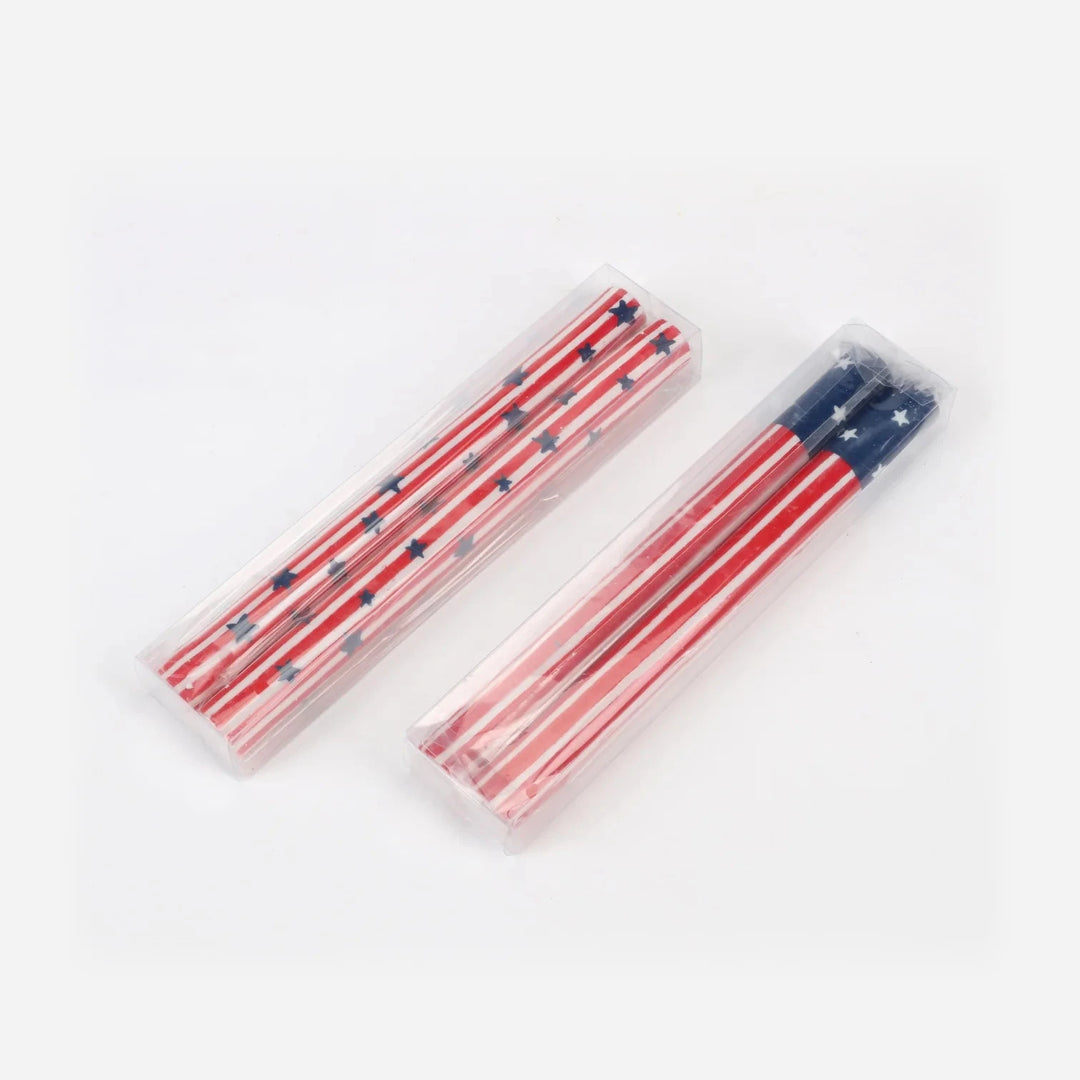 Star Spangled Taper Candle Candle 180 Degrees 