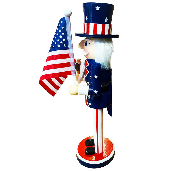 Stars and Stripes Nutcracker Christmas Decor Santa's Workshop 