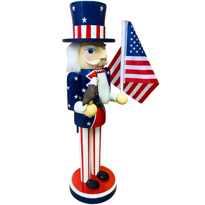 Stars and Stripes Nutcracker Christmas Decor Santa's Workshop 