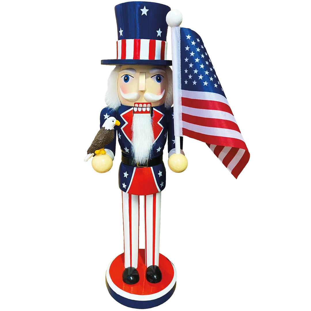 Stars and Stripes Nutcracker Christmas Decor Santa's Workshop 