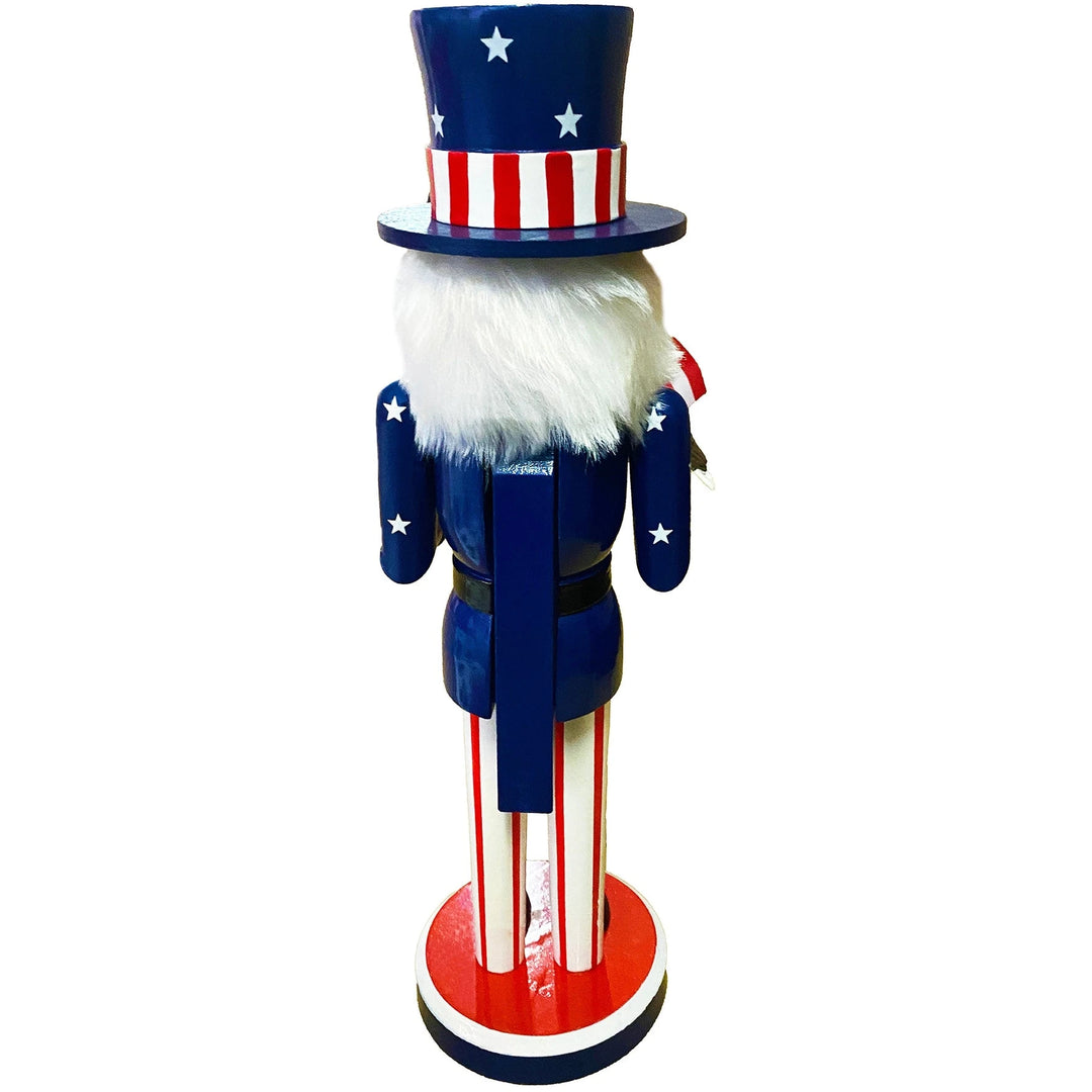 Stars and Stripes Nutcracker Christmas Decor Santa's Workshop 