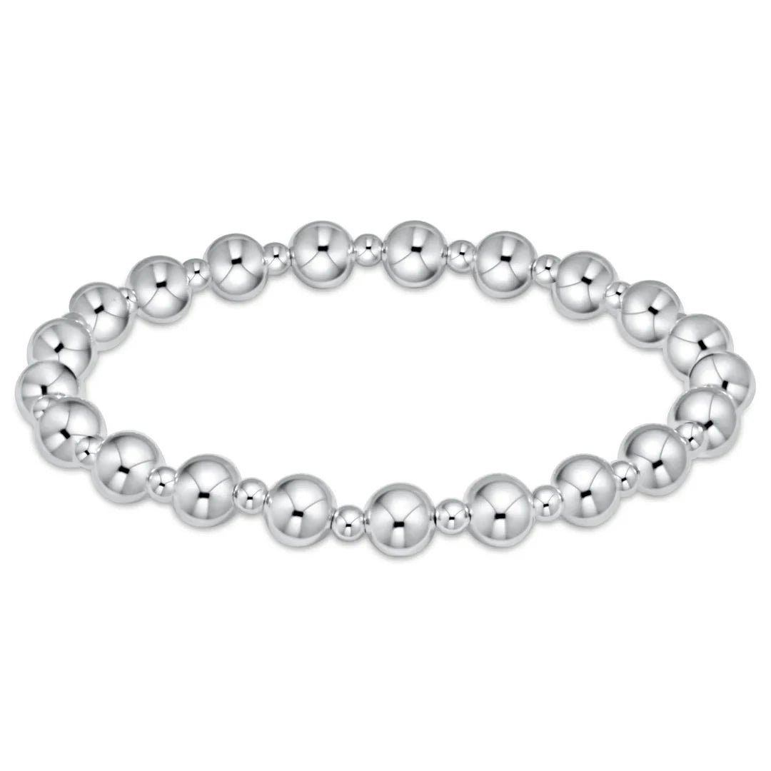 Sterling Silver - Classic Grateful Bracelet Womens Bracelet ENewton 6mm 