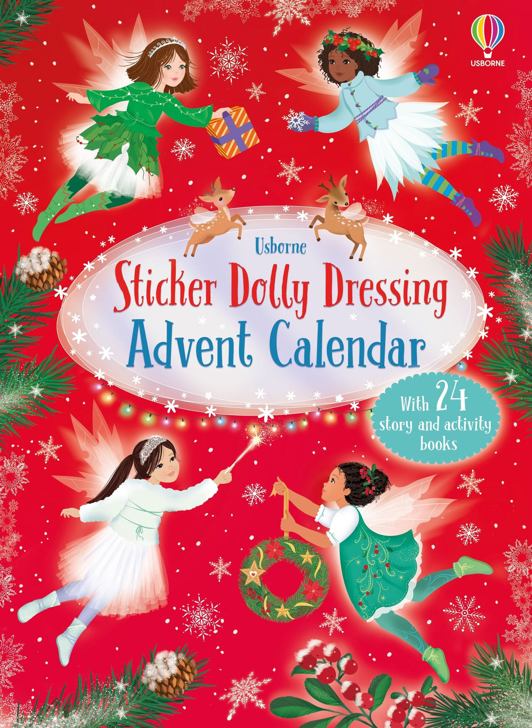 Sticker Dolly Dressing Advent Calendar Book Usborne 