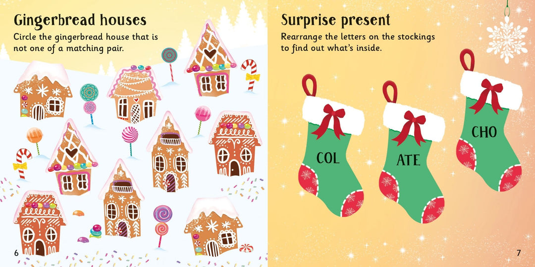 Sticker Dolly Dressing Advent Calendar Book Usborne 