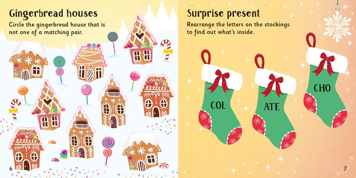 Sticker Dolly Dressing Advent Calendar Book Usborne 