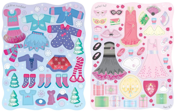 Sticker Dolly Dressing Christmas Book Harper Collins 
