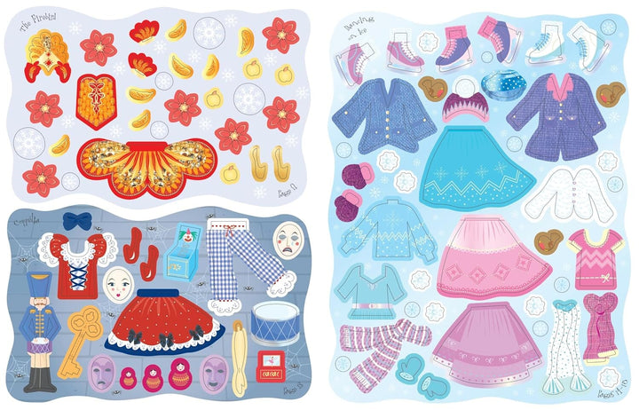 Sticker Dolly Dressing Christmas Book Harper Collins 
