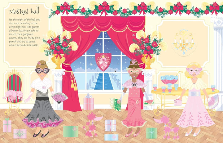 Sticker Dolly Dressing Christmas Book Harper Collins 