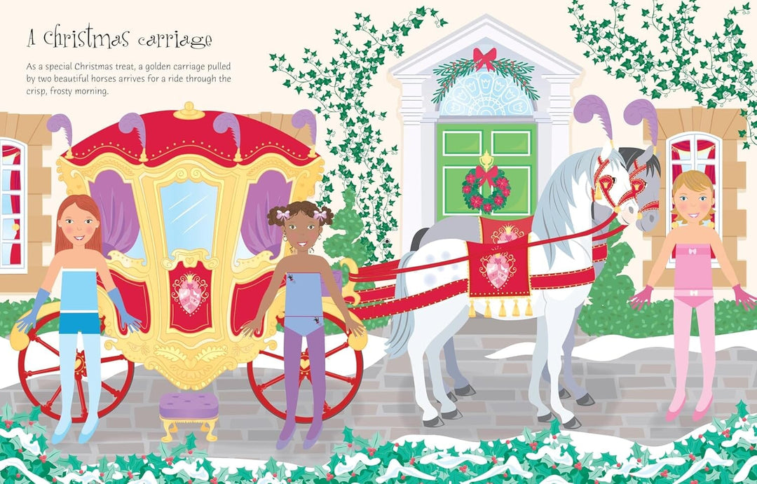 Sticker Dolly Dressing Christmas Book Harper Collins 