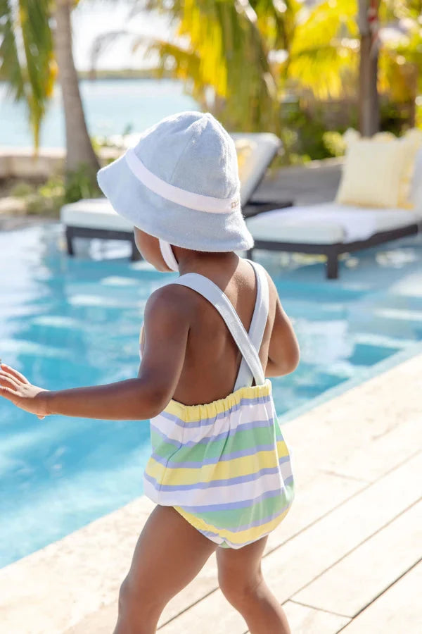 Stillman Sunsuit - Samford Stripe Boy Bubble Beaufort Bonnet 