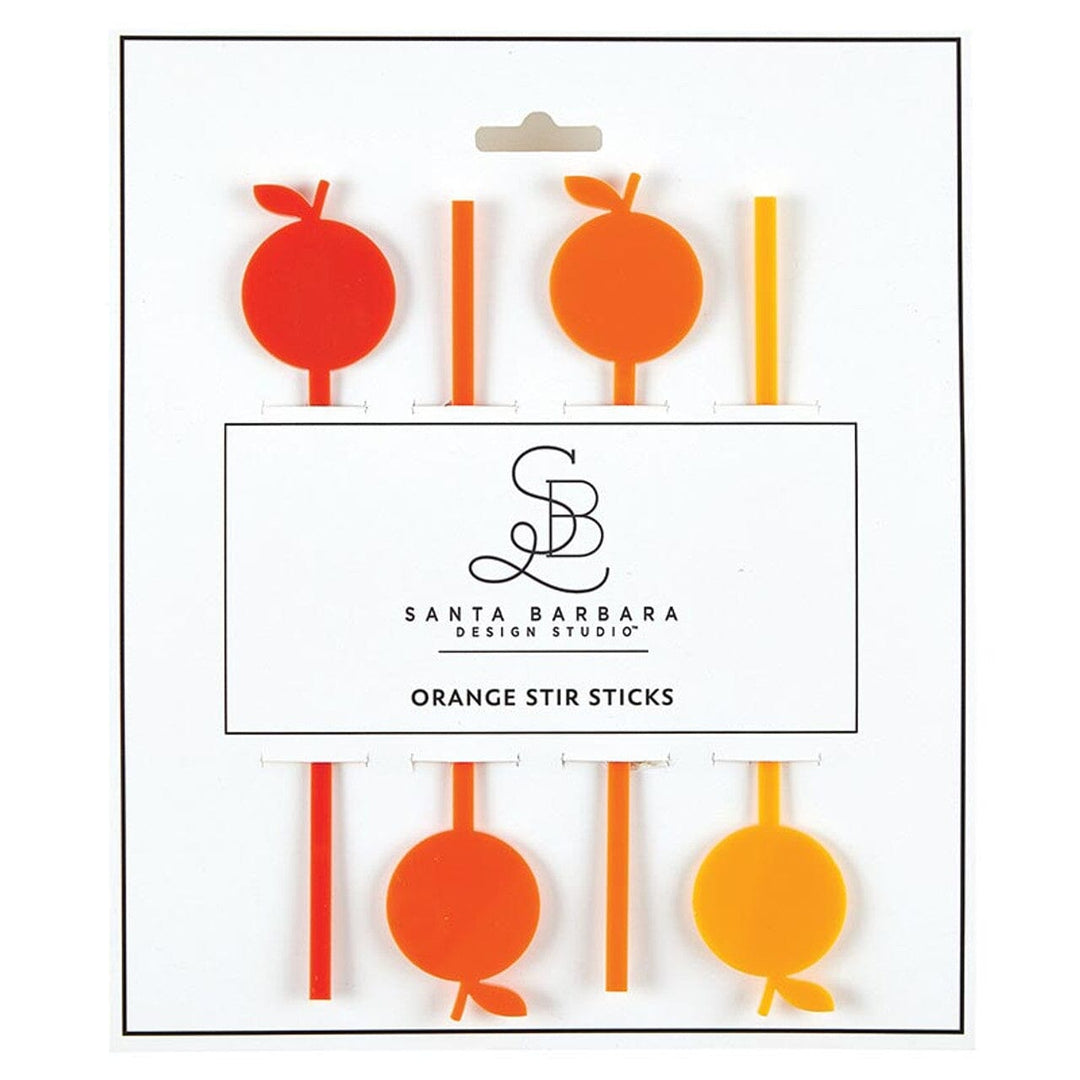 Stir Sticks - Oranges Stir Sticks Slant 