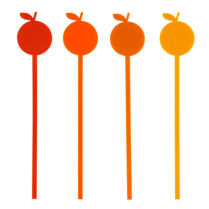 Stir Sticks - Oranges Stir Sticks Slant 