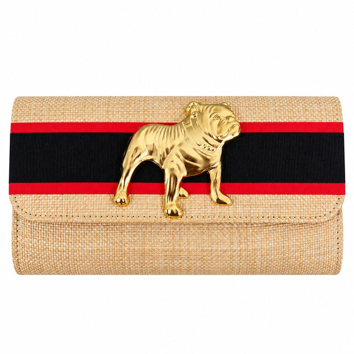 Straw Clutch - Bulldog Body Clutch Lisi Lerch 