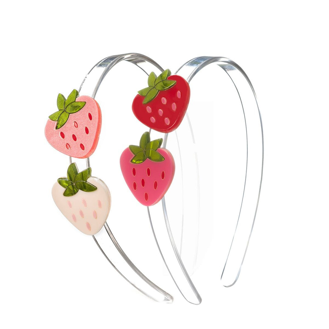 Strawberry Combo Headband Girl Headband Lilies and Roses 