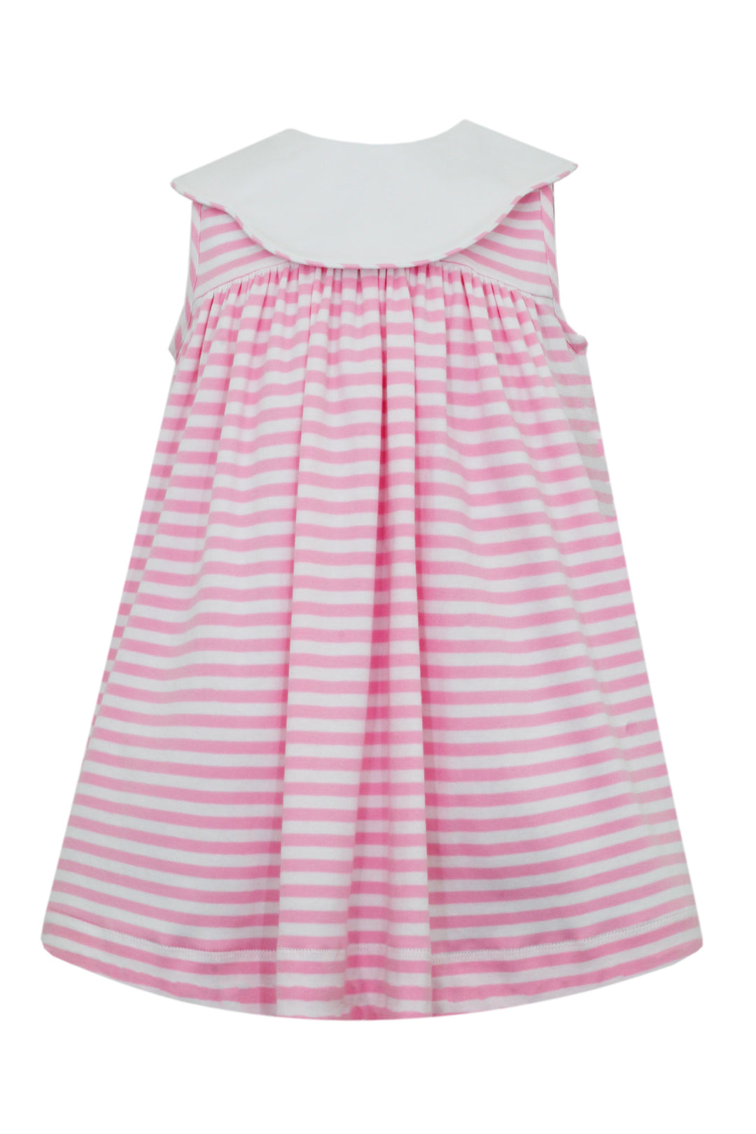 Striped Pink Knit Dress Girl Dress Claire and Charlie 