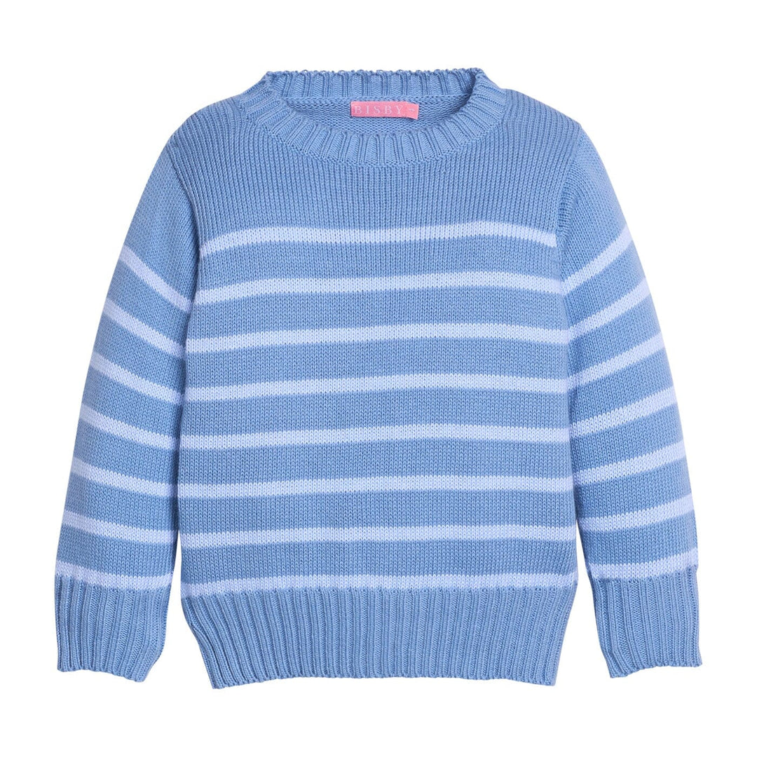 Striped Sweater - Blue Girl Sweater Bisby 