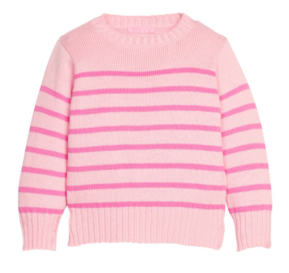 Striped Sweater - Pink Girl Sweater Bisby 