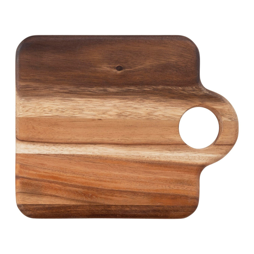 Suar Wood Board with Handle Serving Piece Creative Co-Op - Bloomingville 