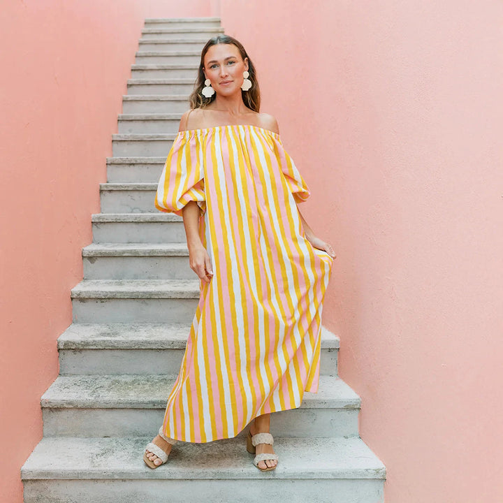 Sunkissed Stripe Ace Dress Womens Dress Sunshine Tienda 