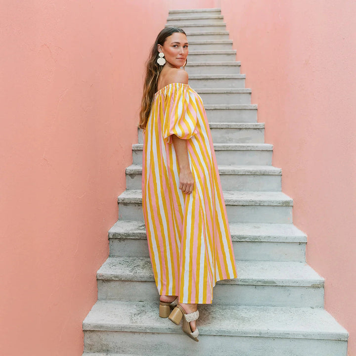 Sunkissed Stripe Ace Dress Womens Dress Sunshine Tienda 